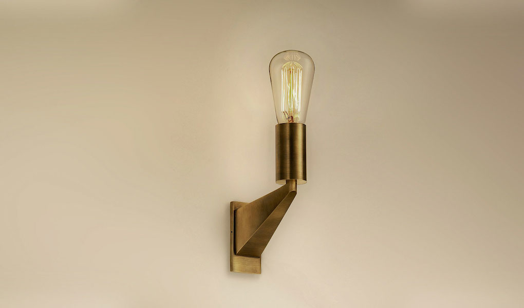 Handmade luxury wall light in pure brass | Human Heritage