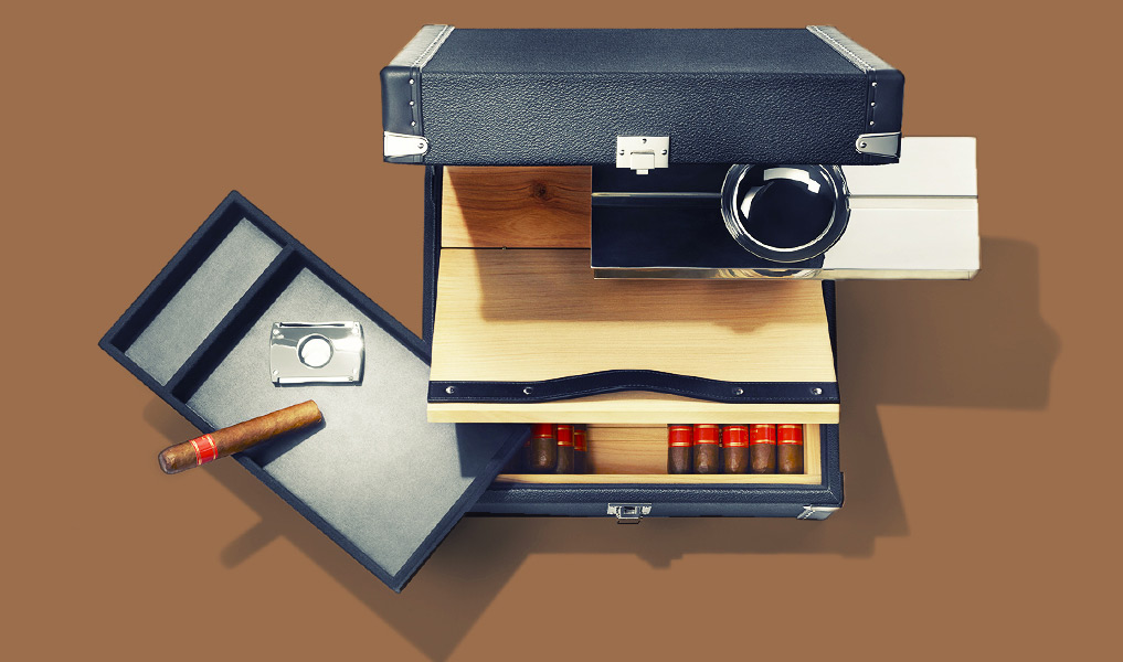 Cigar humidor, cigar box, 100 cigars capacity | Human Heritage