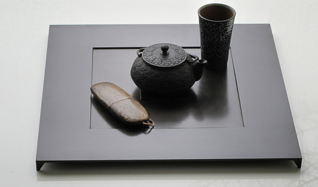 Bronze tray, patinated and hot wax burnished | Human Heritage