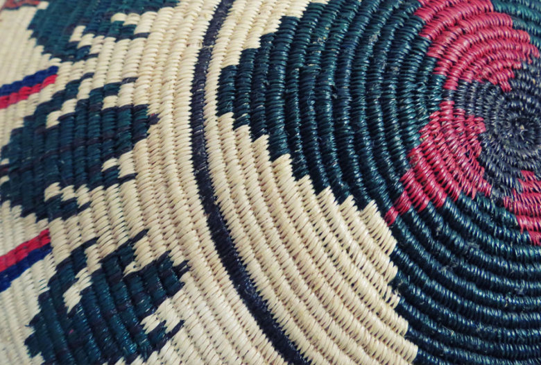 Hosig Di Basket TROPIC, Palmier noir, fabriqué au Panama, pièce unique | Human Heritage