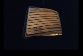 Suspension en chêne ou bangkiraï, et polyester | Human Heritage